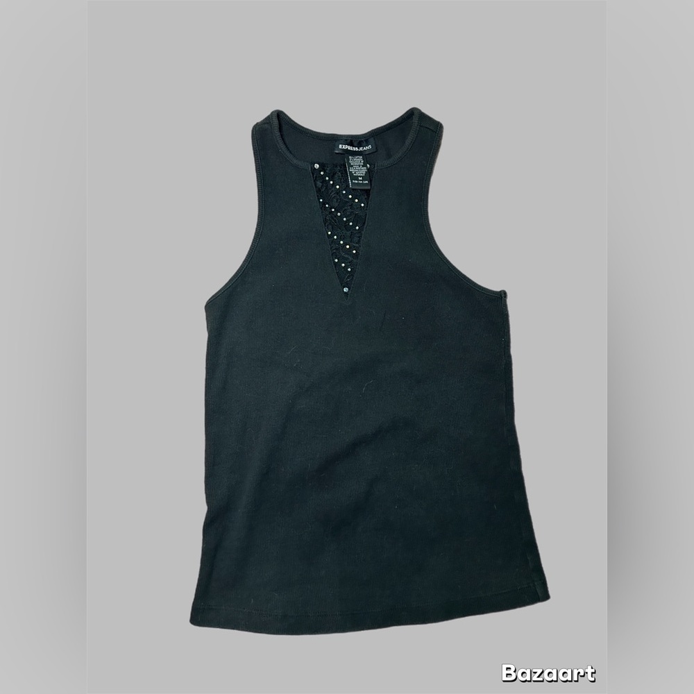 Express Black Sleeveless Top